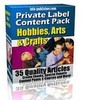 Thumbnail 35 Hobby Articles - No Restriction Private Label Rights included! Thumbnail 35 Hobby Articles - No Restriction Private Label Rights included!
