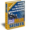 Thumbnail HOW TO RETIRE IN FIVE YEARS OR LESS WITH ONLINE NETWORK - BRIAN GARVINS MLM SECRETS + RESELL RIGHTS!!!