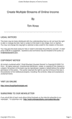 Thumbnail HOW TO CREATE MULTIPLE STREAMS OF ONLINE INCOME - NEW