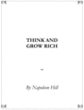 Thumbnail Think and Grow Rich by Napoleon Hill