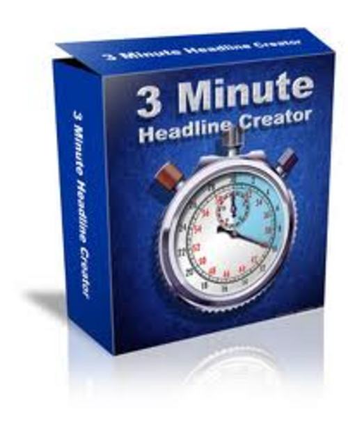 Product picture 3 Minute Headline Creator