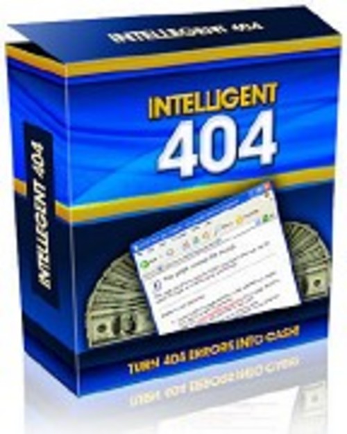 Product picture  INTELLIGENT 404 - TURN 404 ERRORS INTO CASH!