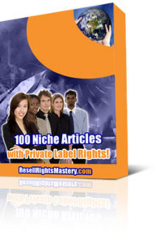 Product picture 100 Niche Articles - No Restriction Private Label Rights!!!