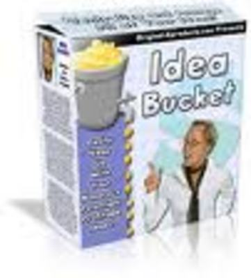 Product picture Idea Bucket + Master Resell Rights!!!